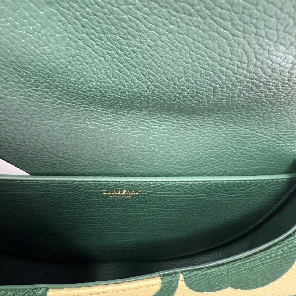 Stylish Green and Cream Women's Bag - Picture 5 of 6